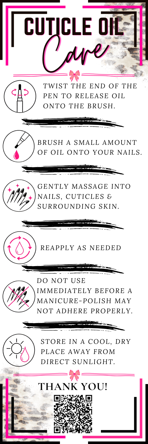 Luxe Leopard Cuticle Oil