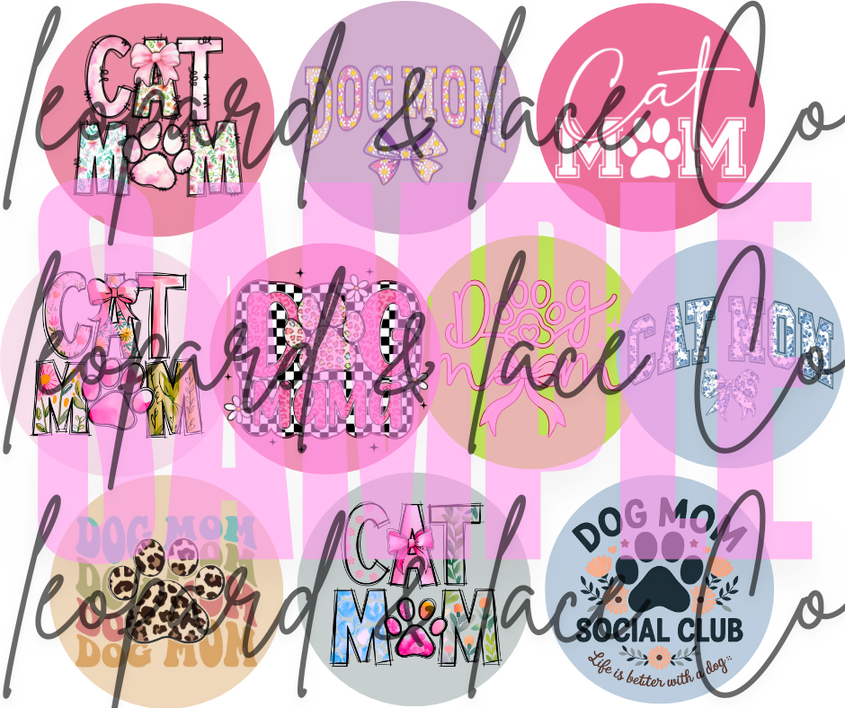 Cat/Dog Mom Cardstock