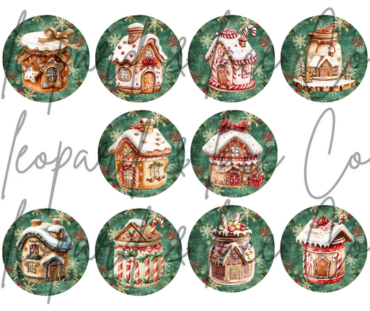 Christmas House Cardstock