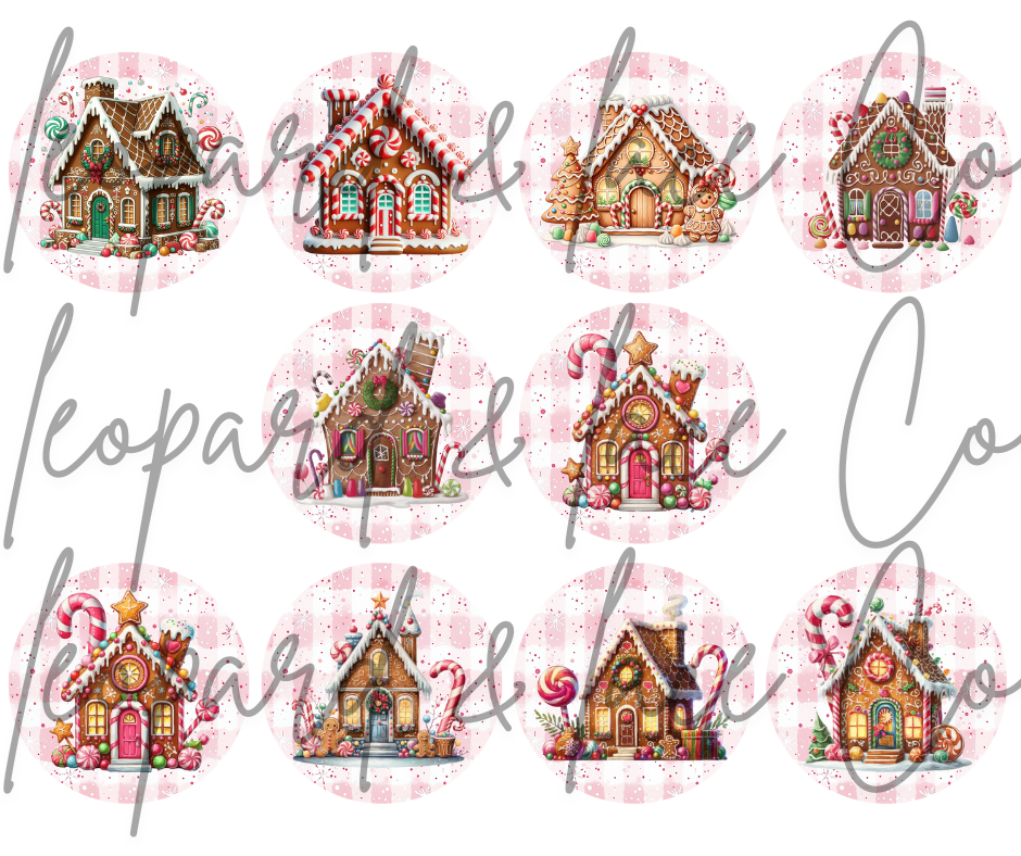 Christmas Candy House Cardstock
