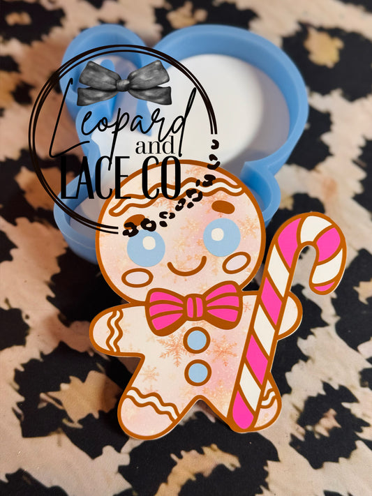 Rustin Raven Exclusive Ginger Cookie for Leopard and Lace Co cardstock