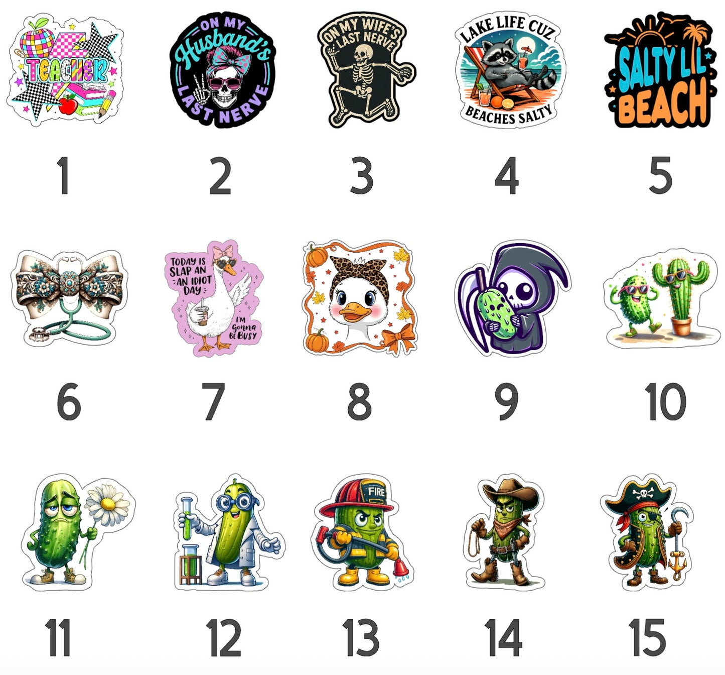 8/3 2.5 inch Stickers