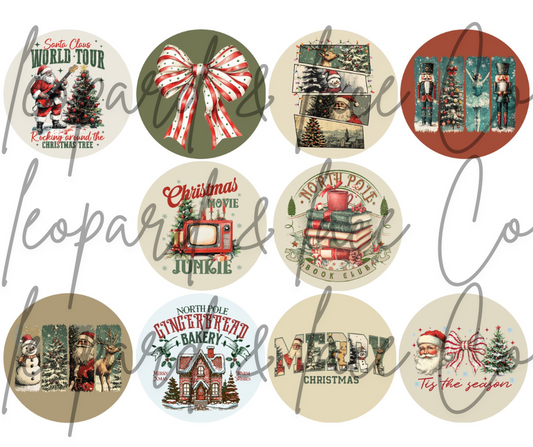Retro Christmas Cardstock