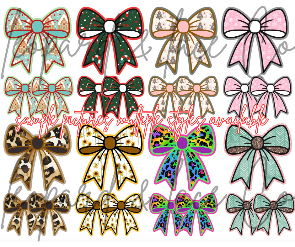 Rustin Raven Exclusive Bow with Leopard and Lace Co cardstock