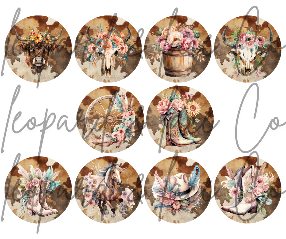 Western Boho Cardstock