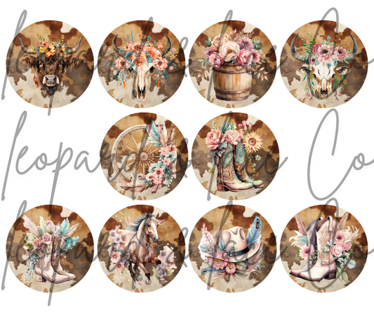 Western Boho Cardstock