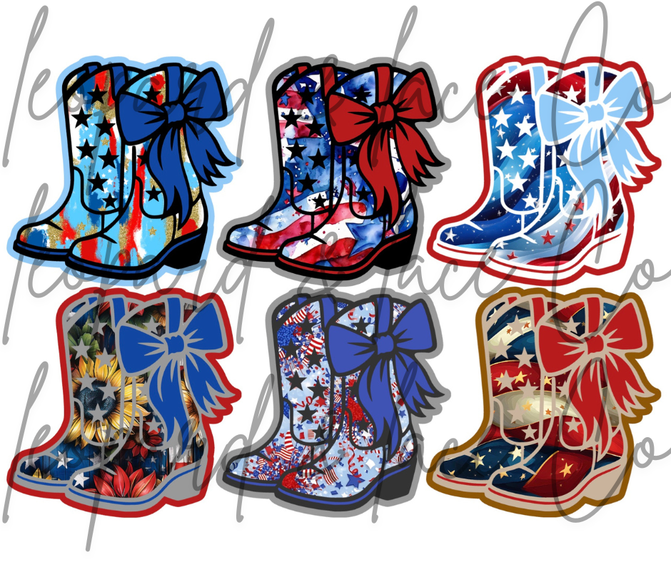 Rustic Raven Exclusive American Flag Cowboy Cardstock