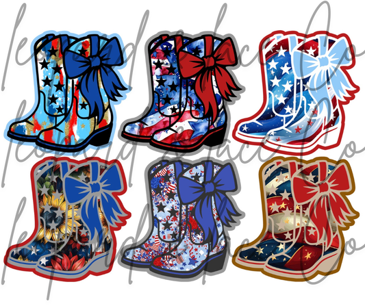 Rustic Raven Exclusive American Flag Cowboy Cardstock