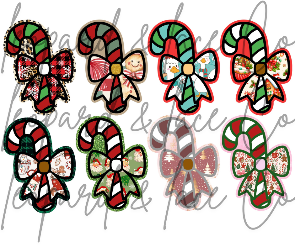 Rustic Raven Candy Cane Cardstock