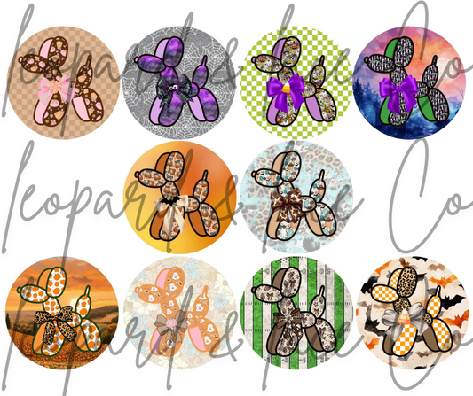 Falloween Exclusive Balloon Dogs Cardstock