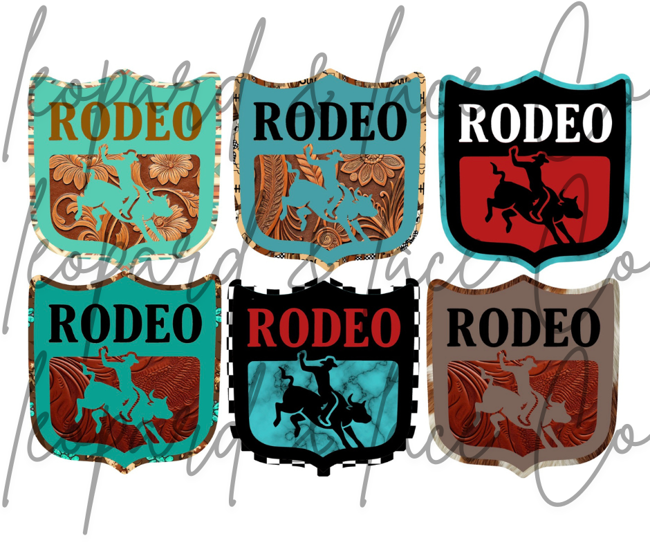 Rustic Raven Exclusive Rodeo Bull Number Tag Cardstock