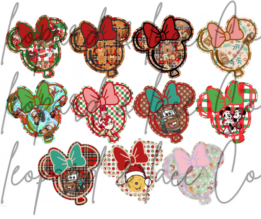 Rustic Raven Exclusive Magical Balloon CHRISTMAS Cardstock
