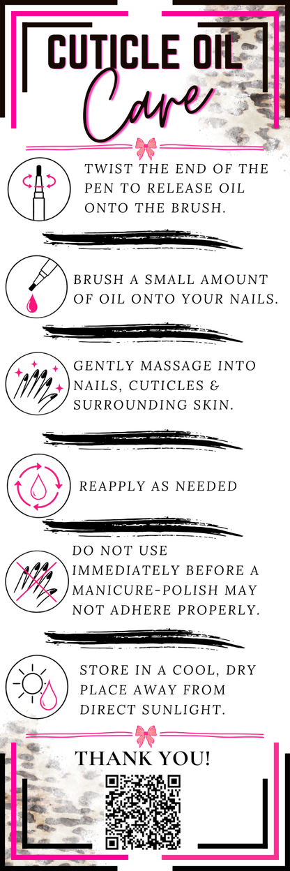 Luxe Leopard Cuticle Oil