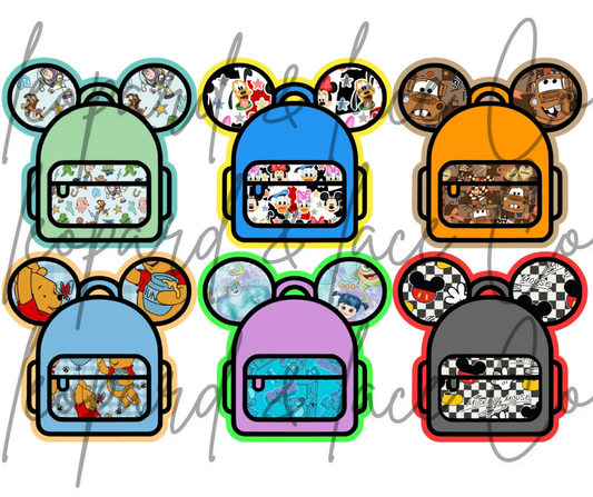 VIP Ears Back Pack Freshie Mold Exclusive Can be used with Leopard & Lace Cardstock