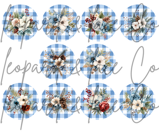 Winter Floral Cadstock