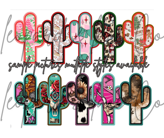 Rustin Raven Exclusive Cactus for Leopard and Lace cardstock