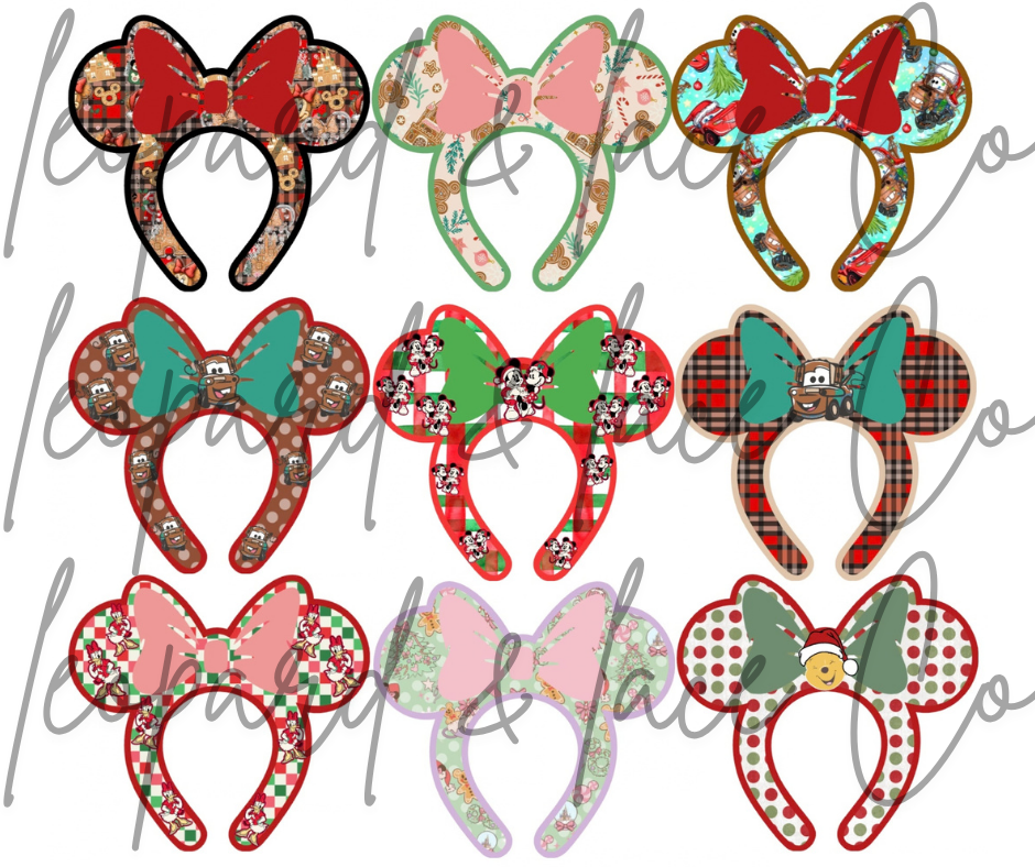 Rustic Raven Exclusive Mouse Ears CHRISTMAS