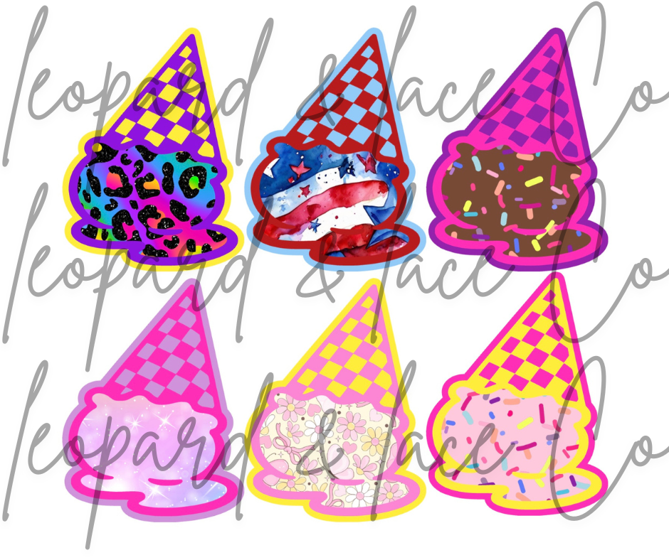 Rustic Raven Exclusive Melting Ice Cream Cardstock