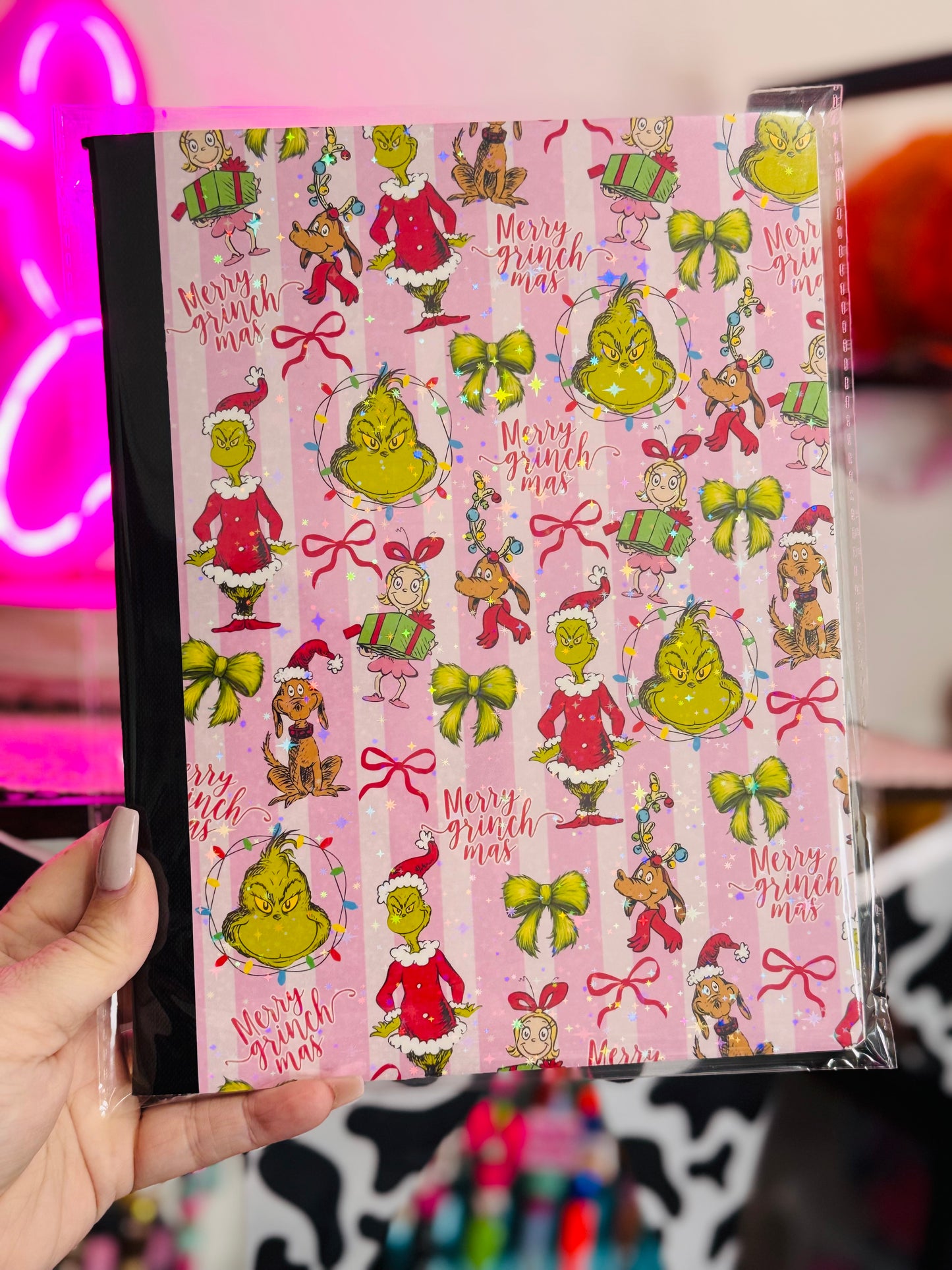 STANDARD Composition Book w/ Matching Glitter RSVP Pen