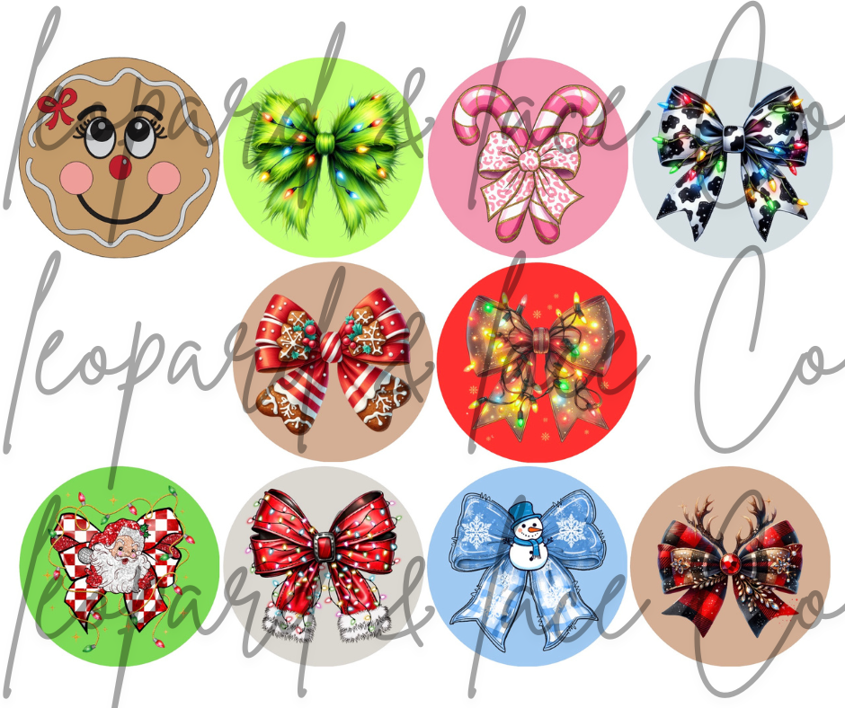 Christmas Bow 1 Cardstock