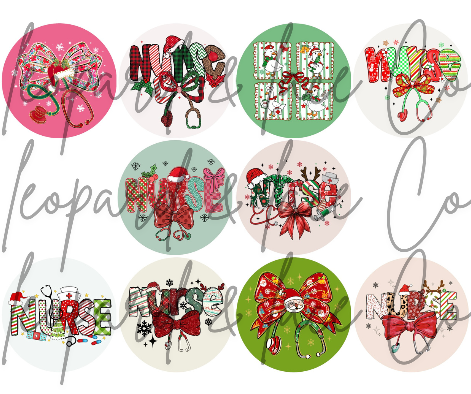 Nurse Christmas Cardstock