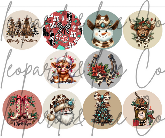 Howdy Christmas Cardstock