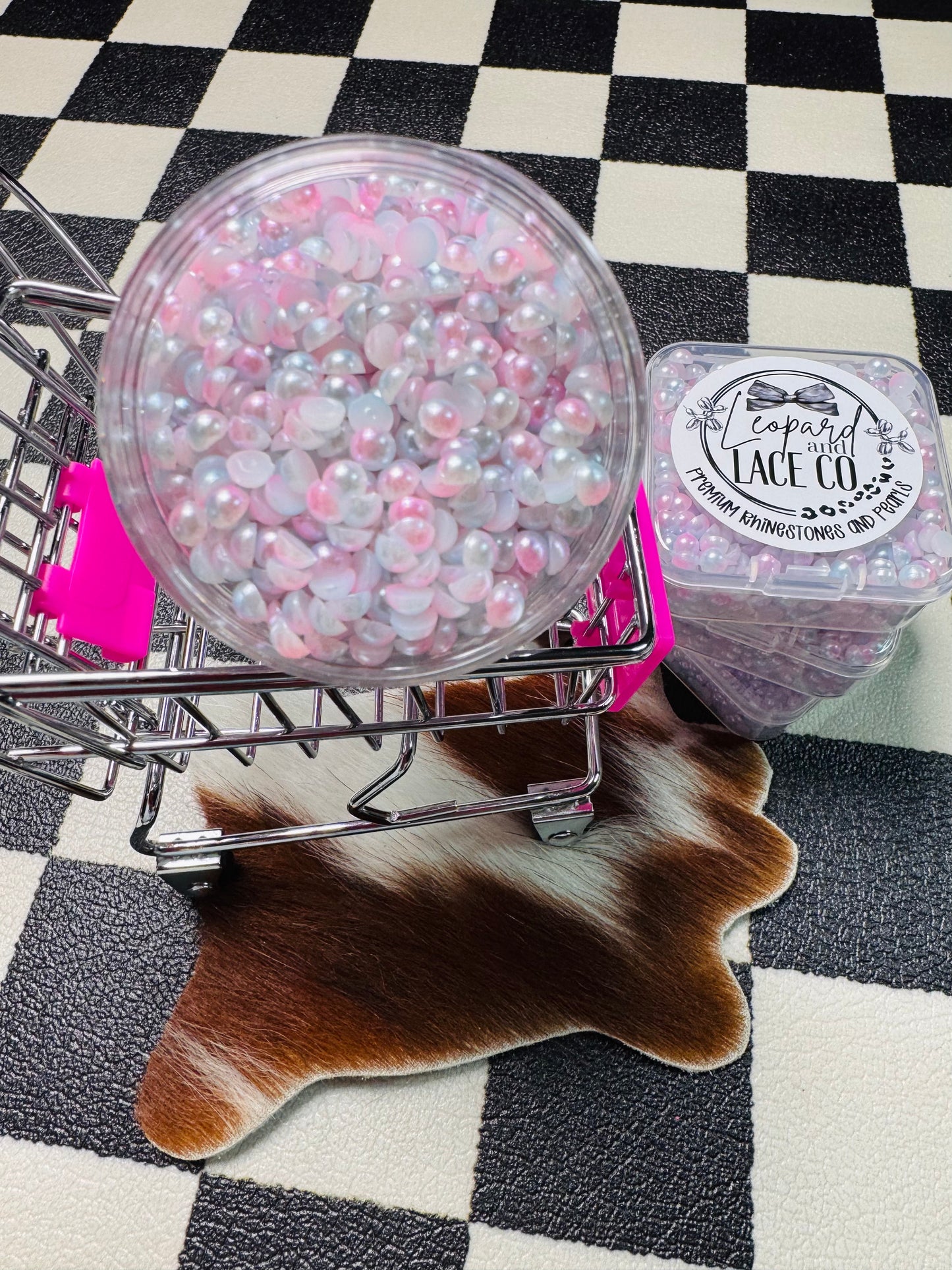 Pink Cloud Flatback Pearl