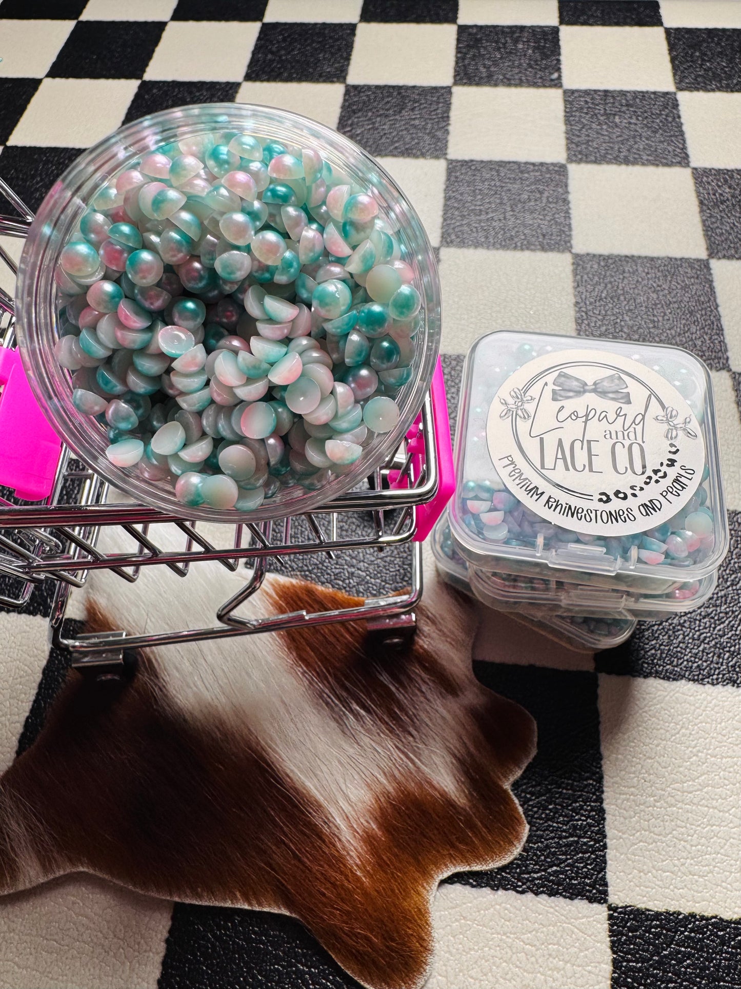 Baby Shower Flatback Pearl