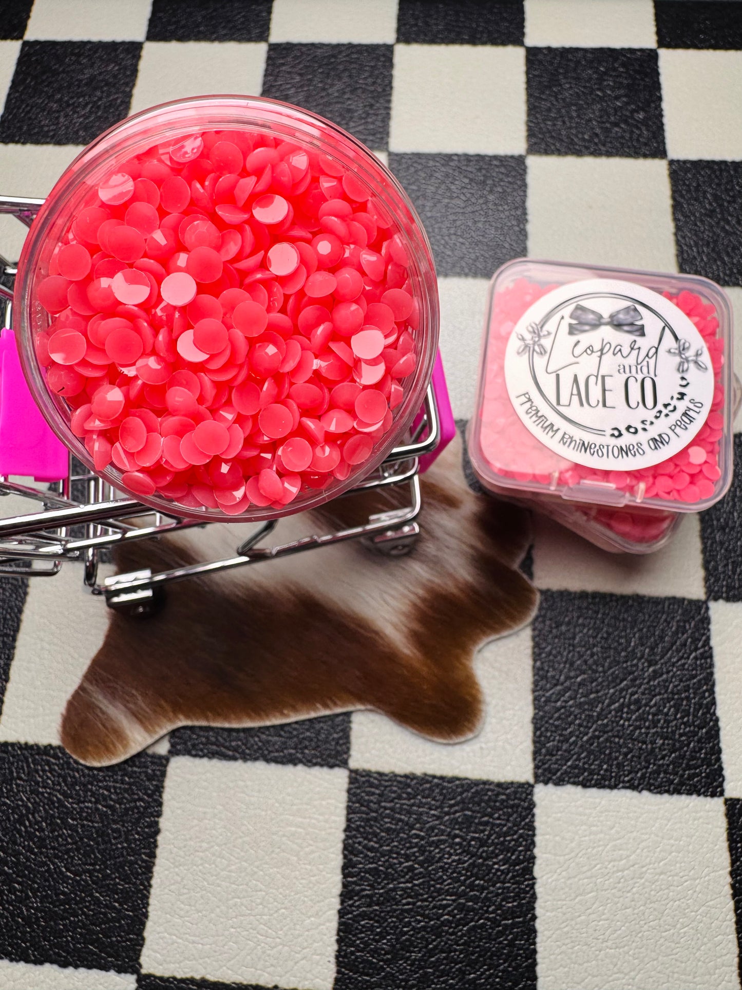 Salmon Rhinestones