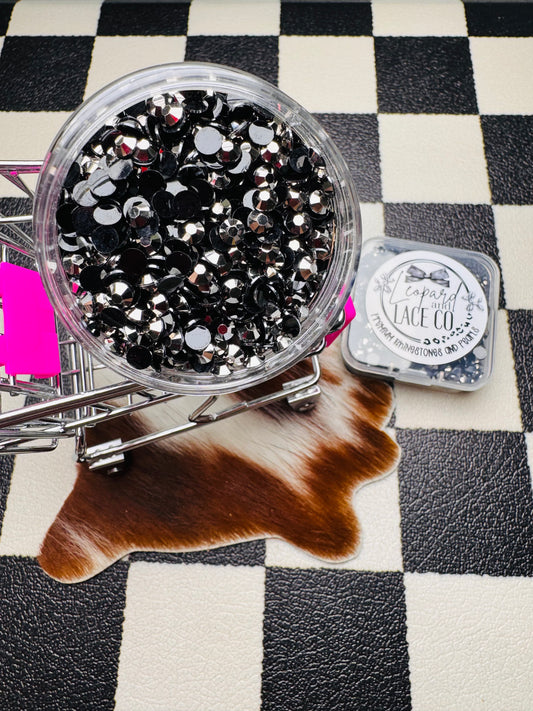 Gun Smoke Rhinestones