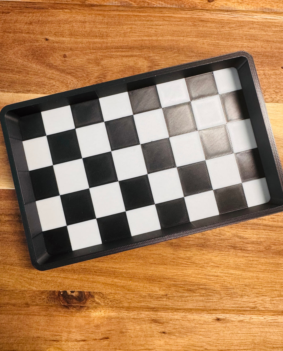 3D Checkered Trays