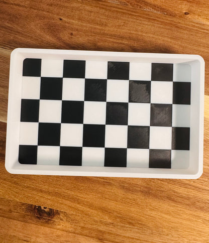 3D Checkered Trays