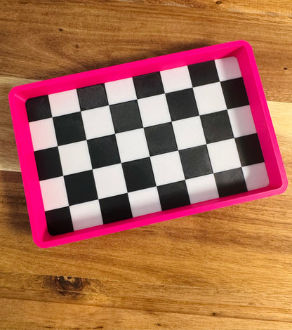 3D Checkered Trays