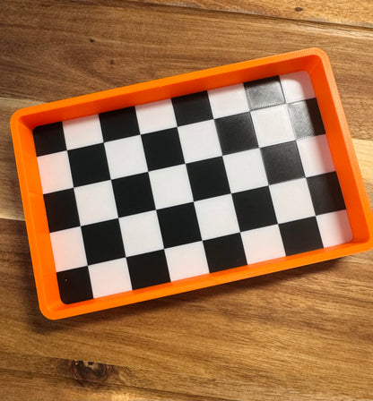 3D Checkered Trays