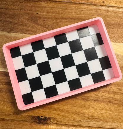 3D Checkered Trays