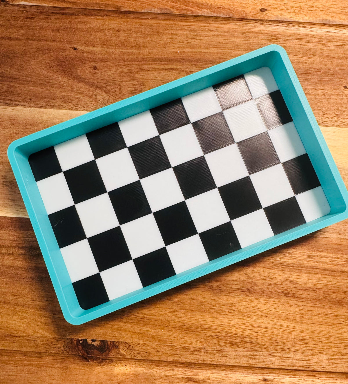 3D Checkered Trays