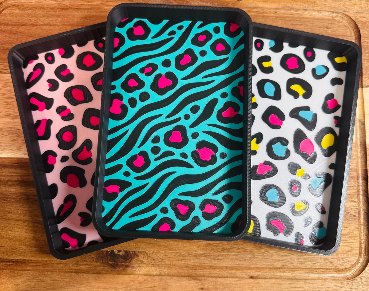 Animal Print Trays