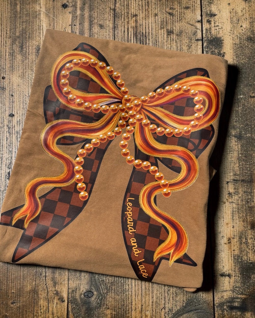 Leopard and Lace Bow Merch