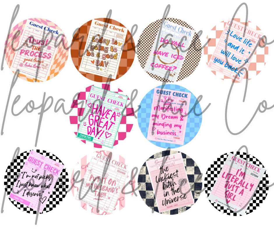 GUEST CHECK Cardstock (2026)