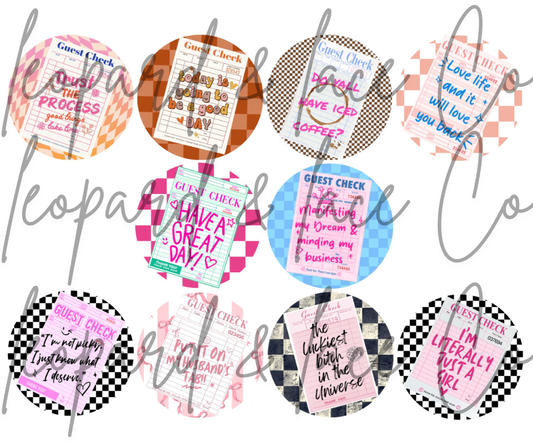 GUEST CHECK Cardstock (2026)