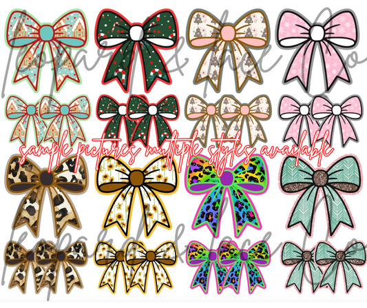 Rustin Raven Exclusive Bow with Leopard and Lace Co cardstock